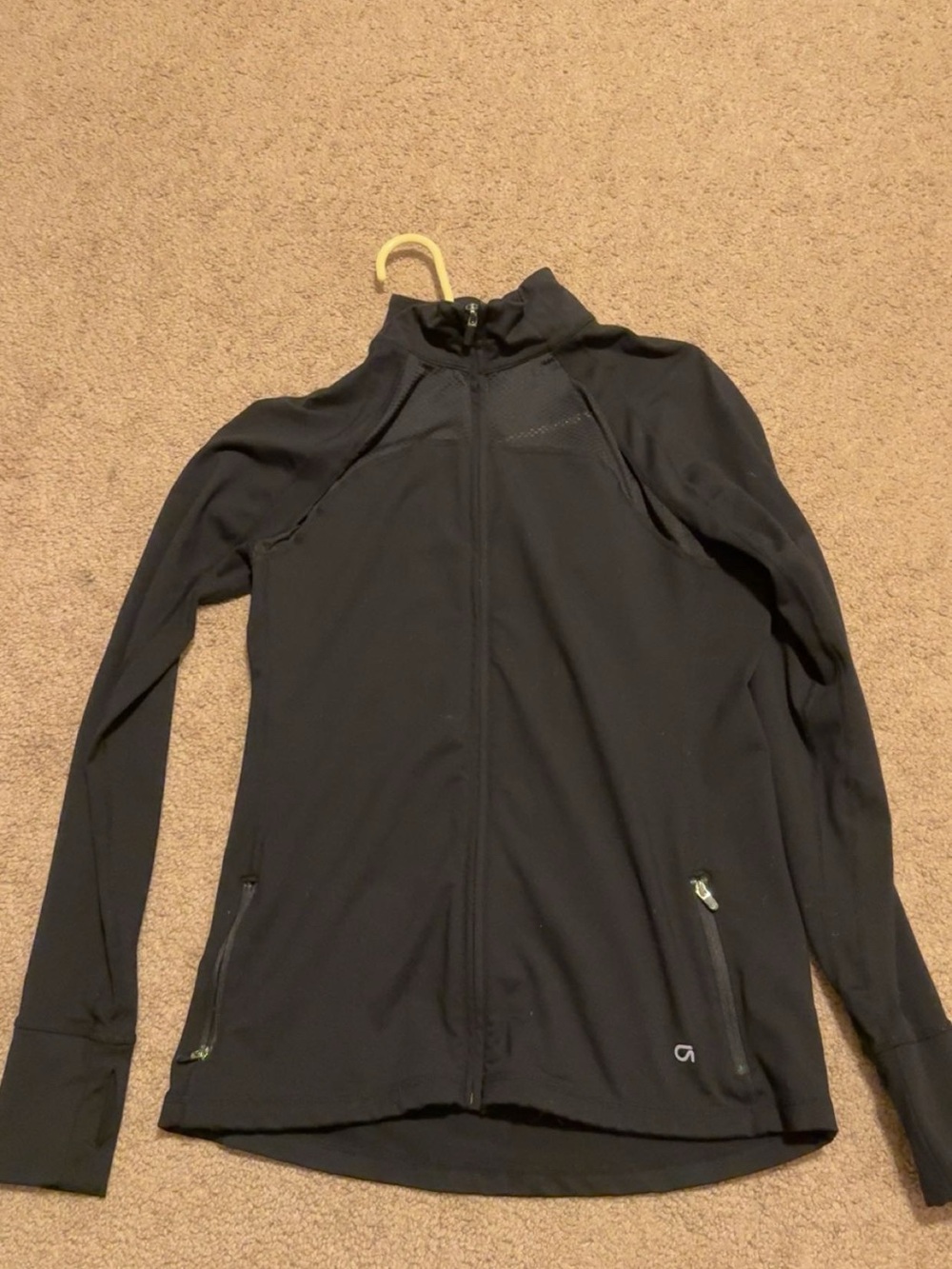Black Women's Full-Zip Jacket - Athletic Lightweight